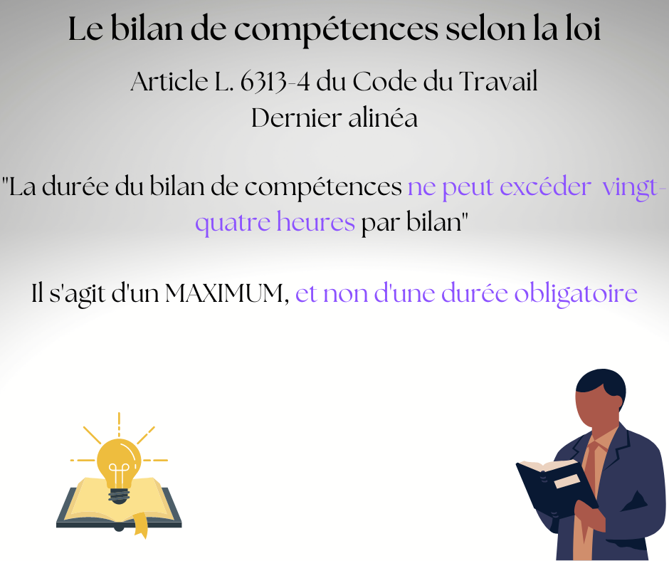 Photo article code travail durée bilan compétences